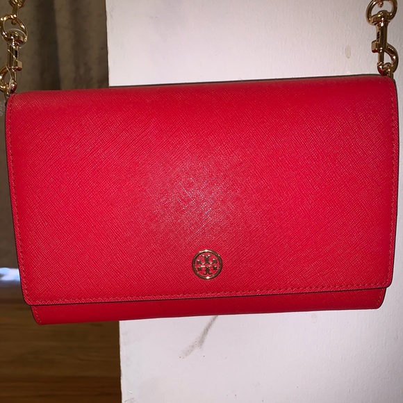 Tory Burch Robinson Chain Wallet - Picture 1 of 4